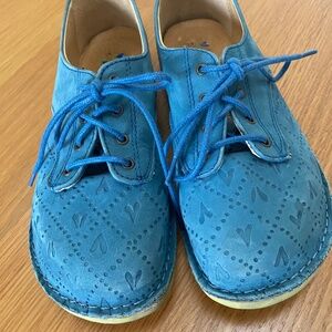 Gudrun Sjödén Leather Tie Shoes Blue 37 EU 6.5 7 US